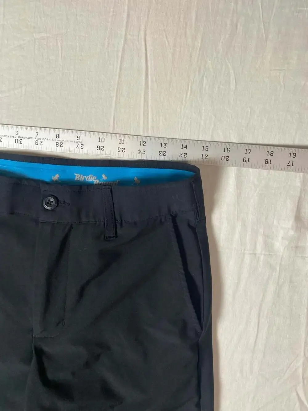 Birdie Bound Men's Navy Straight Pants, Size 30x32 (1311)